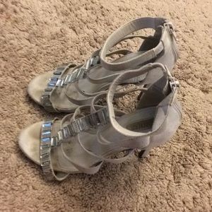 Forever 21 Strappy Gray Heels